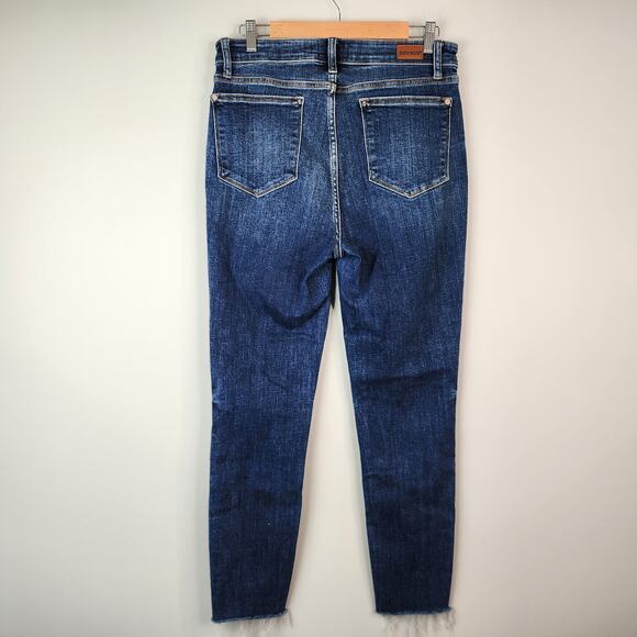 Judy Blue Skinny Fit Button Fly Jeans Stretch High Rise Denim Pants 11/30 - Picture 6 of 9
